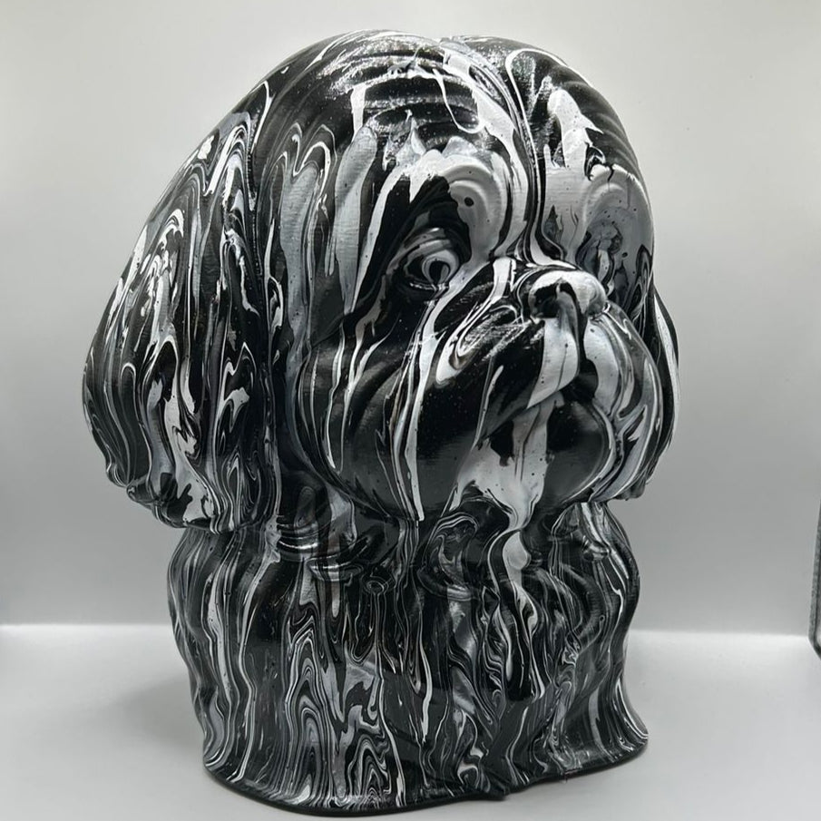 Shih Tzu Head – Hand Painted