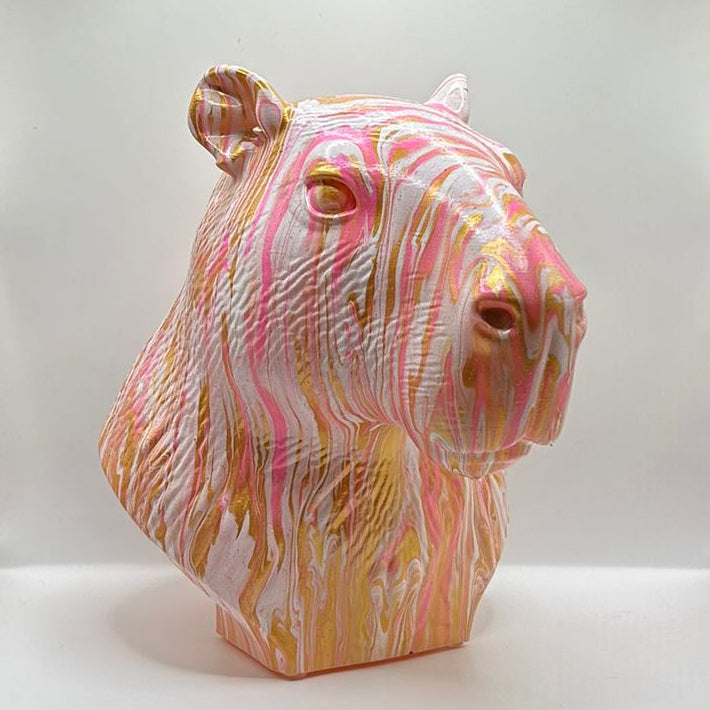 Capybara Head – Hand Painted