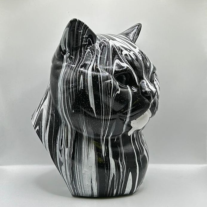 British Shorthair Head – Hand Painted