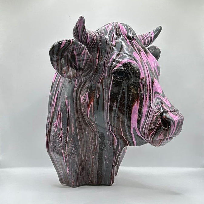 Cow Head – Hand Painted