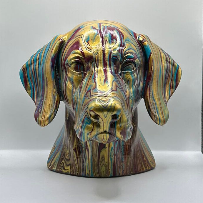 German Shorthaired Pointer Head – Hand Painted