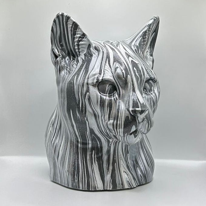 Russian Blue Head – Hand Painted