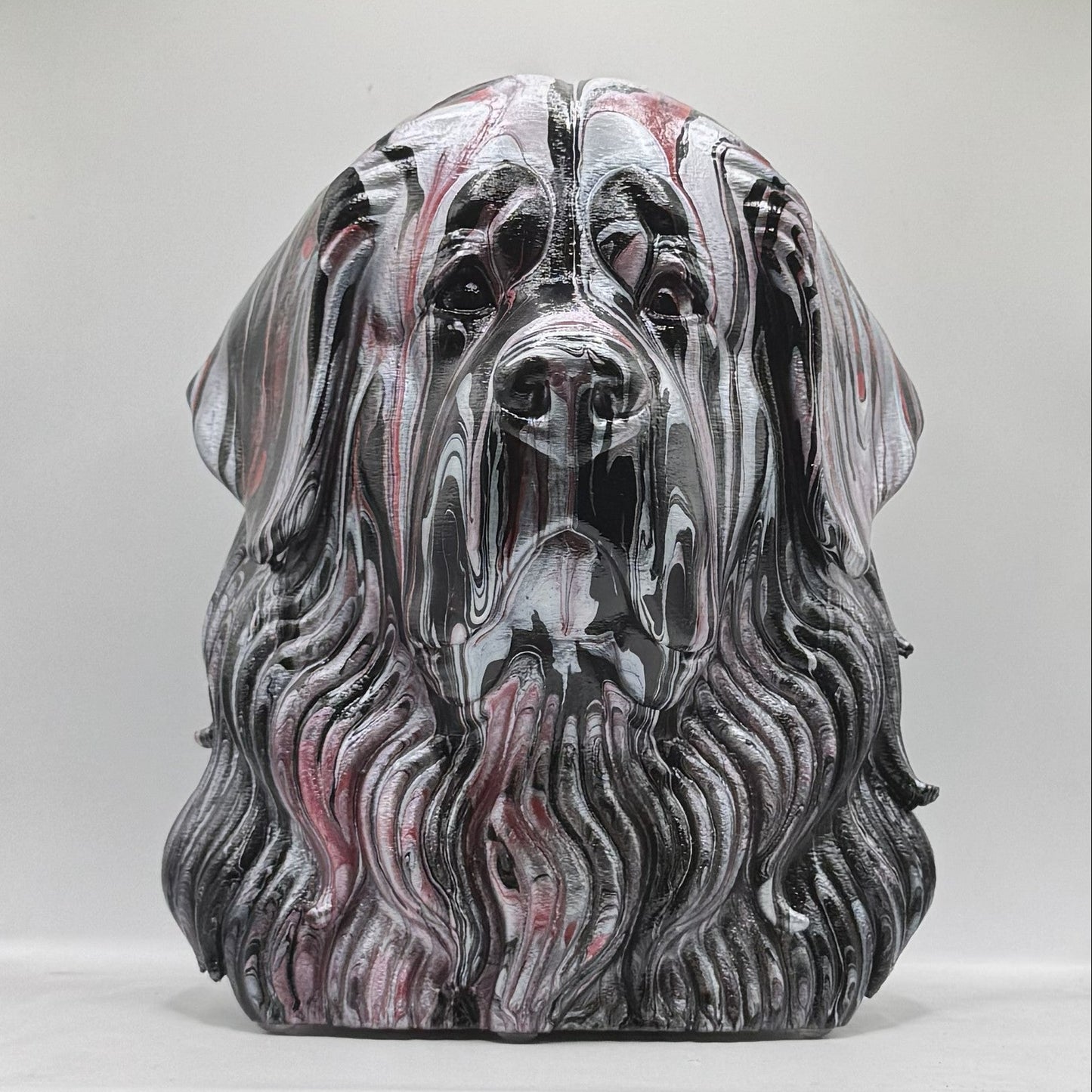 Tibetan Mastiff Head – Hand Painted