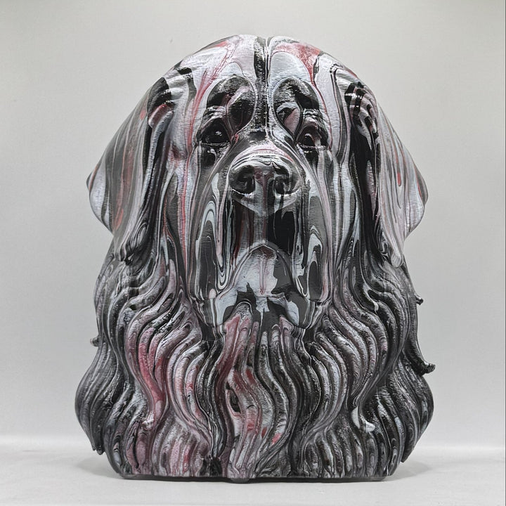 Tibetan Mastiff Head – Hand Painted