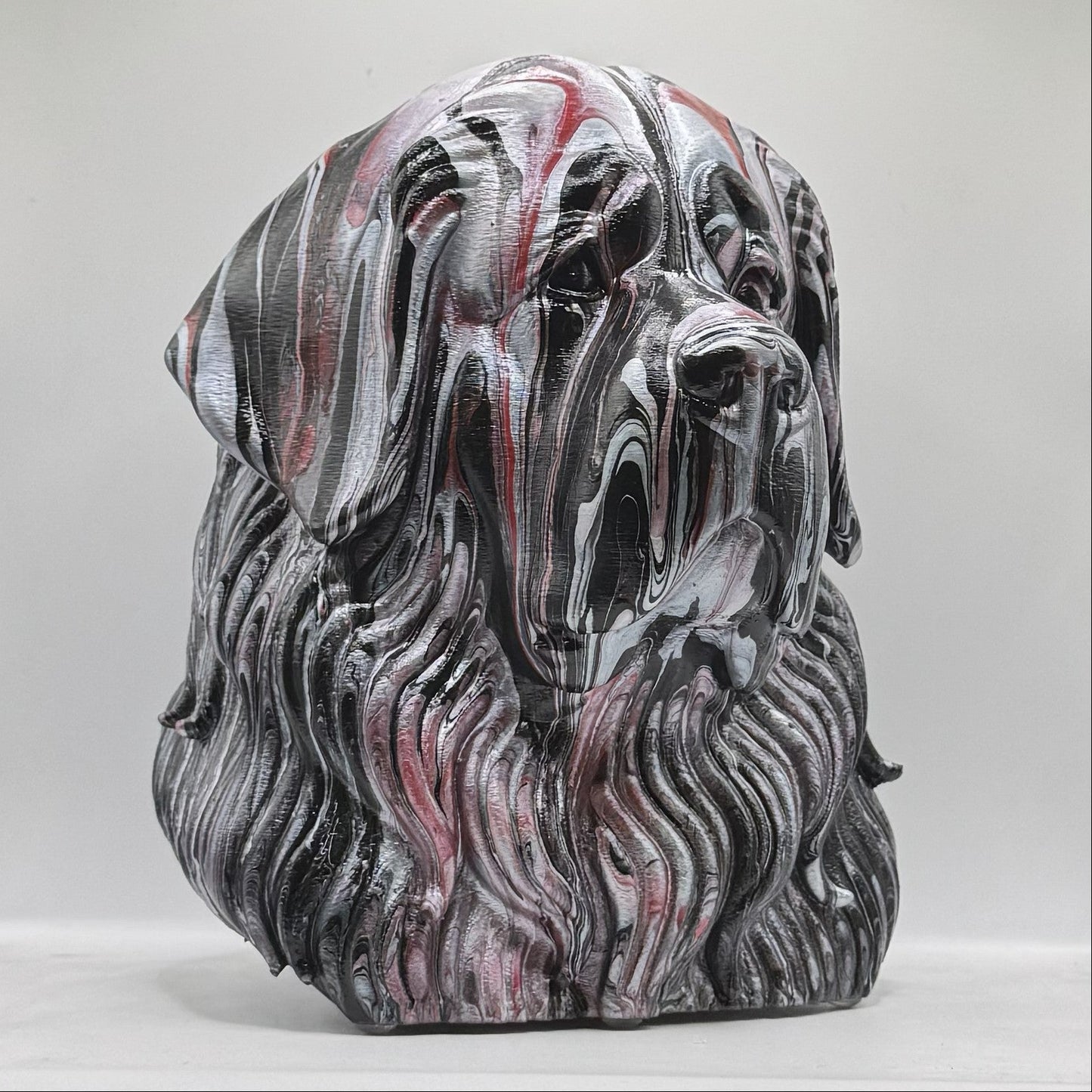 Tibetan Mastiff Head – Hand Painted
