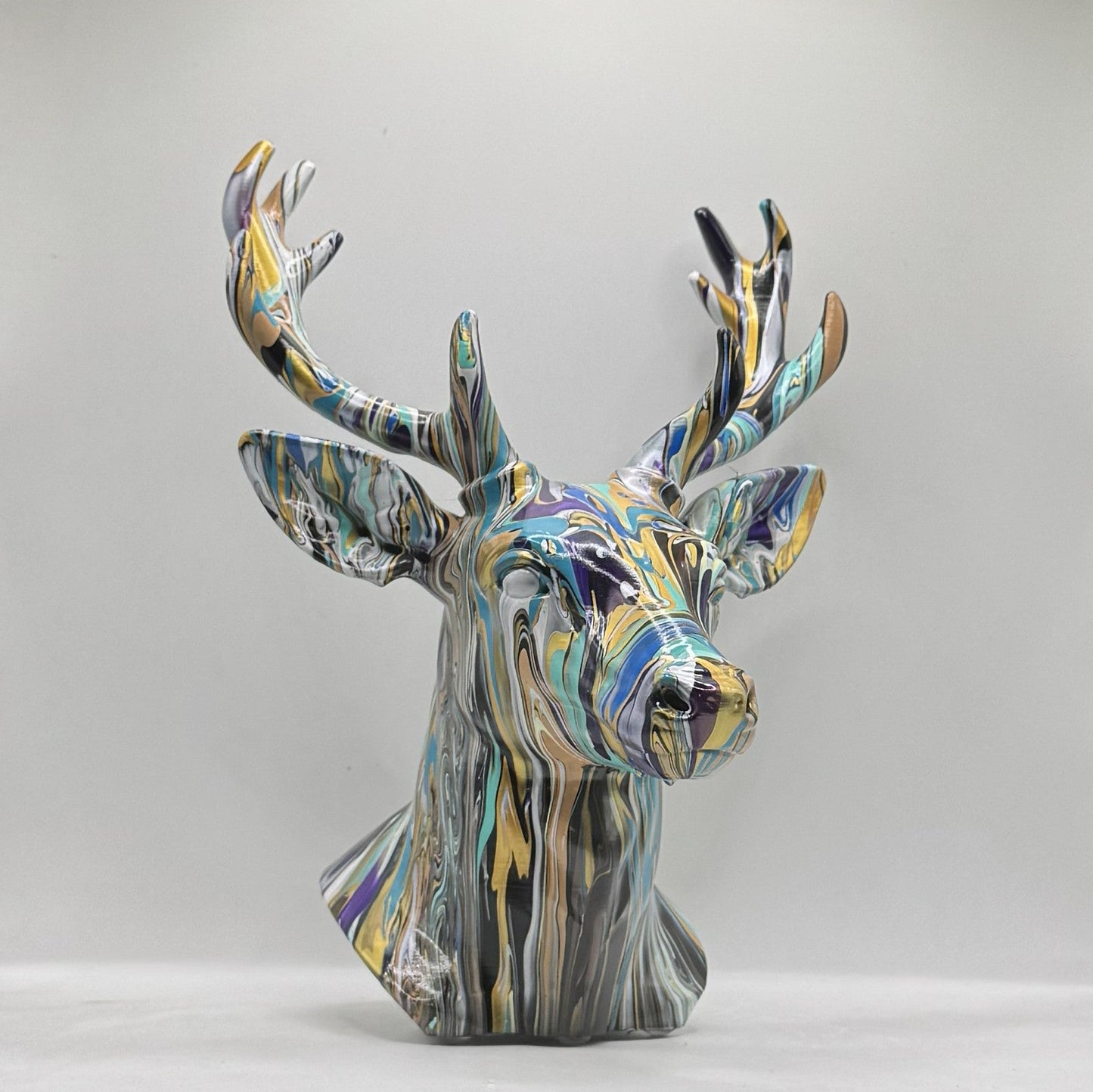 Deer / Stag Head – Hand Painted