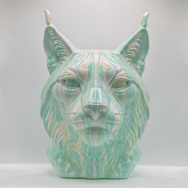 Lynx Head – Hand Painted