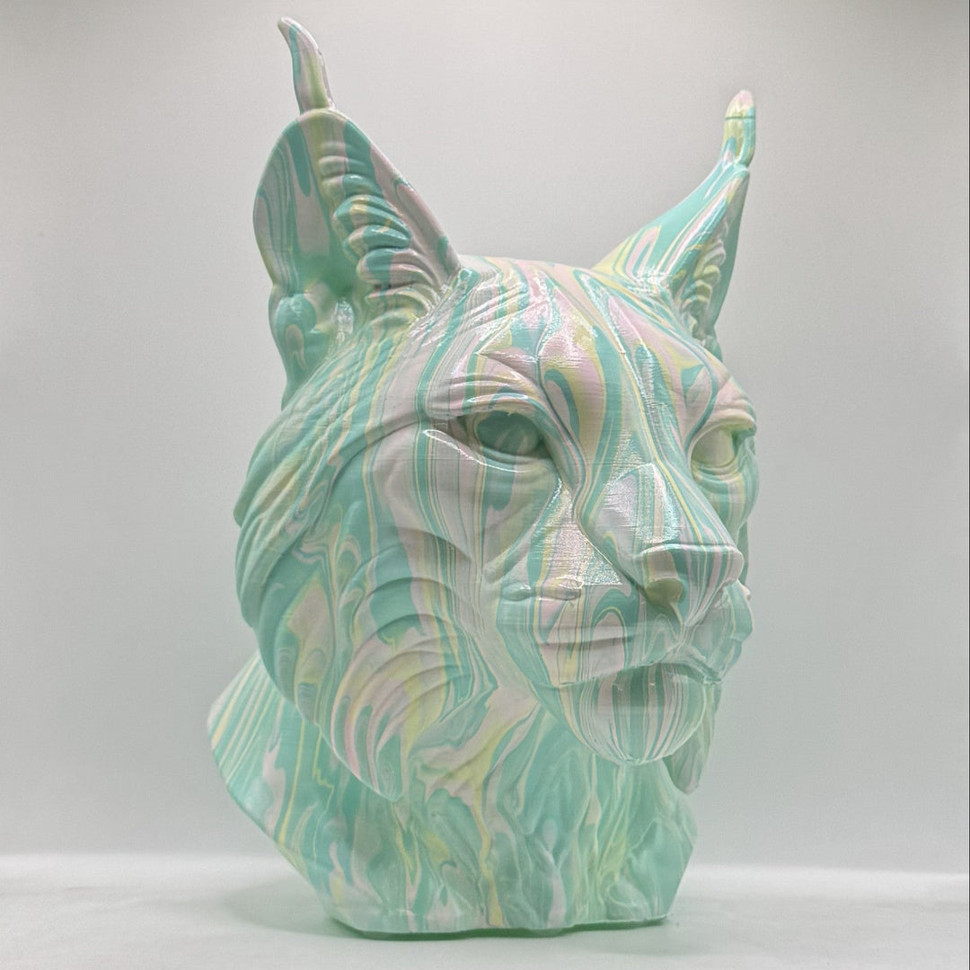 Lynx Head – Hand Painted