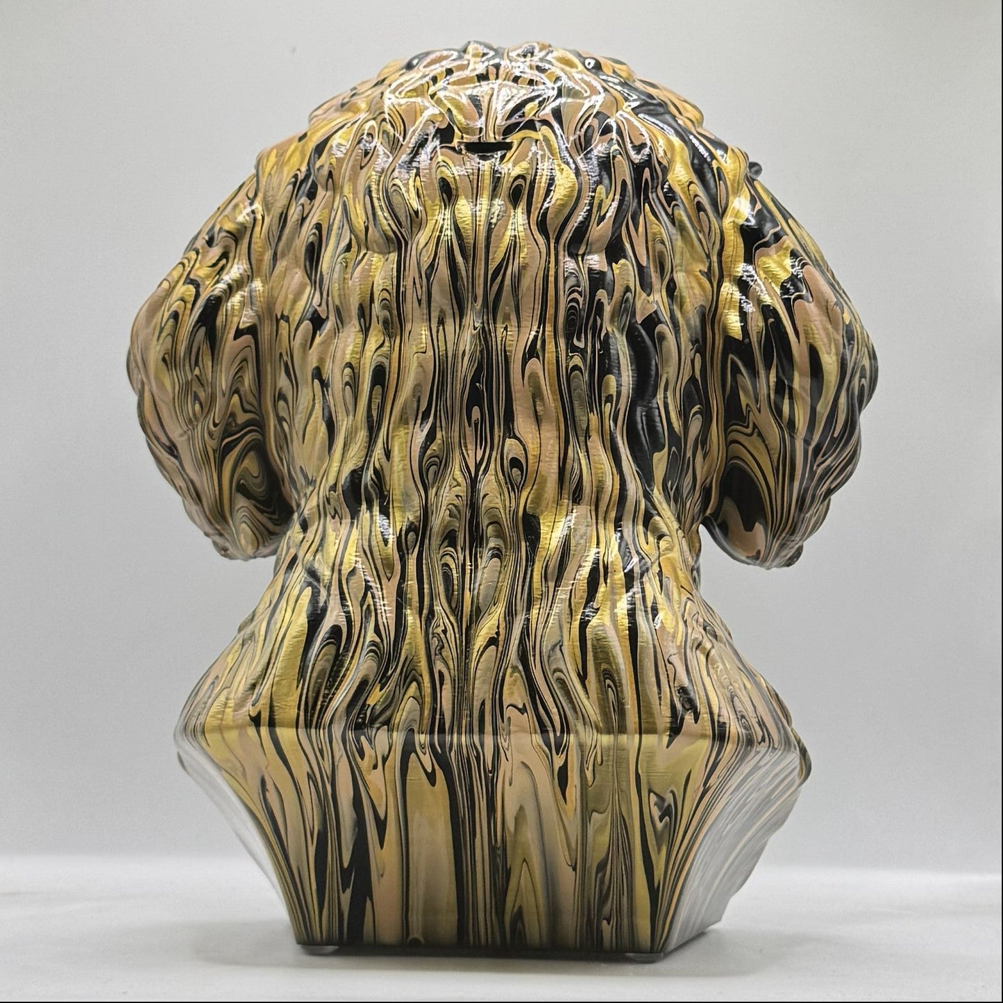 Labradoodle Head – Hand Painted
