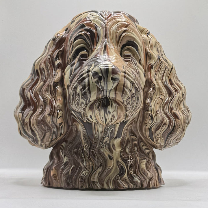 Cockapoo Head – Hand Painted