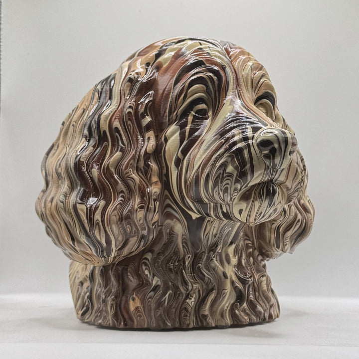 Cockapoo Head – Hand Painted