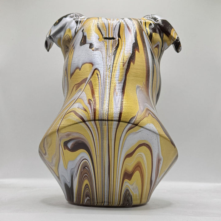 Hand-Painted Staffordshire Bull Terrier Statue – Staffy Head Bust