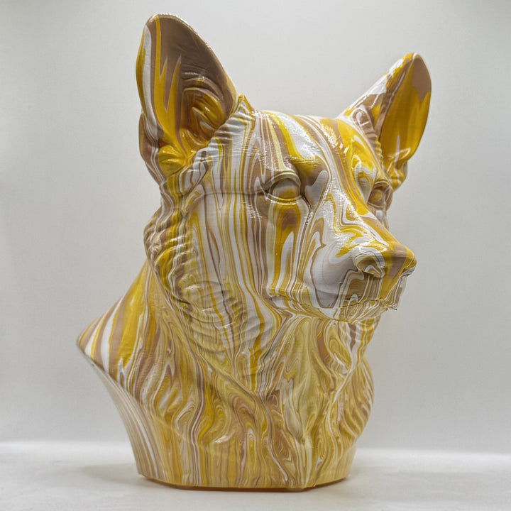 Corgi Head – Hand Painted