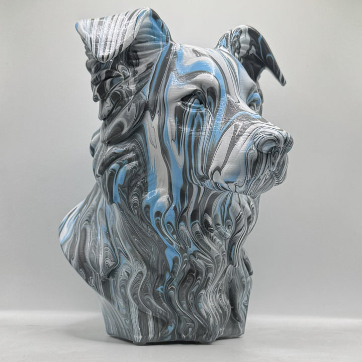 Border Collie Head – Hand Painted