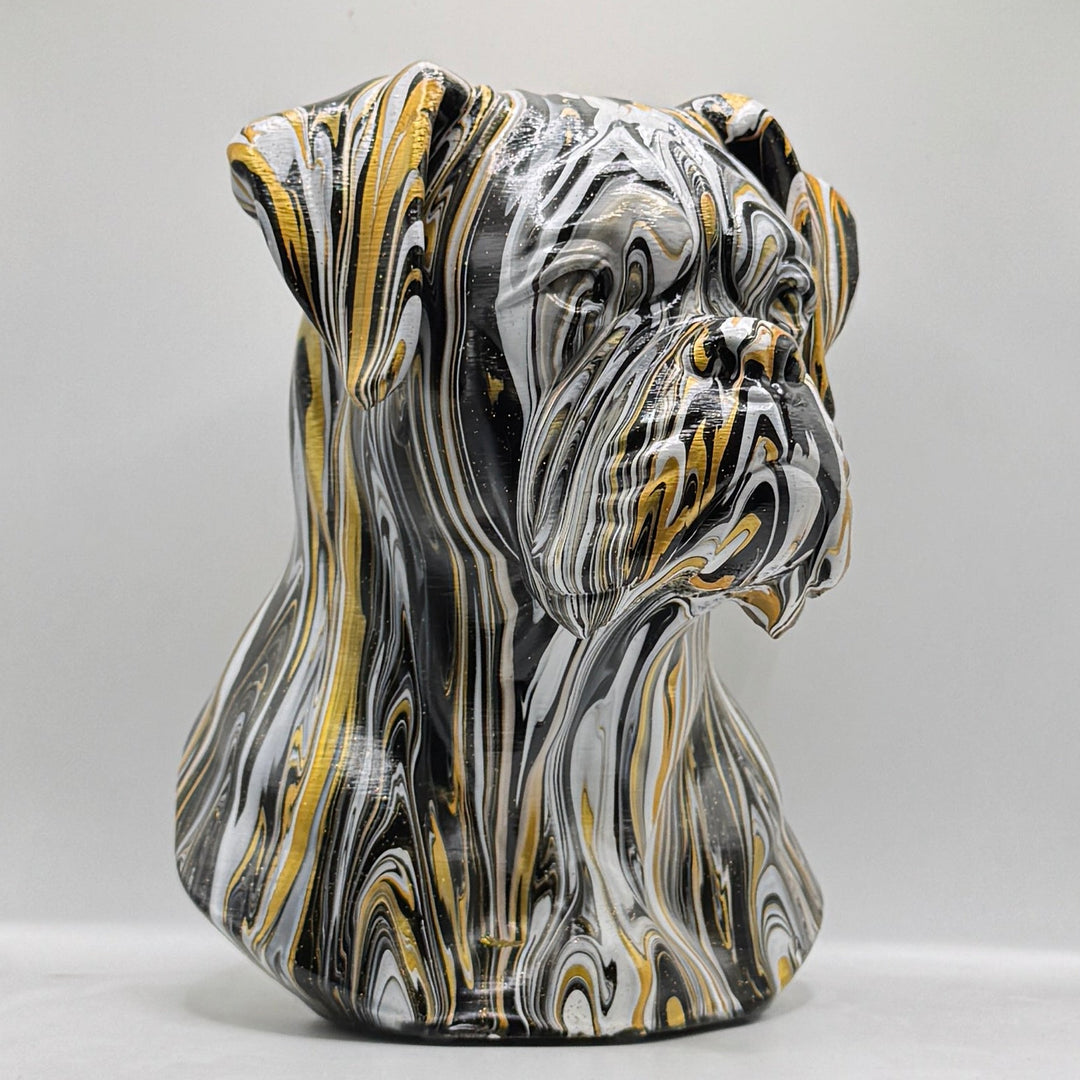 Boxer Head – Hand Painted