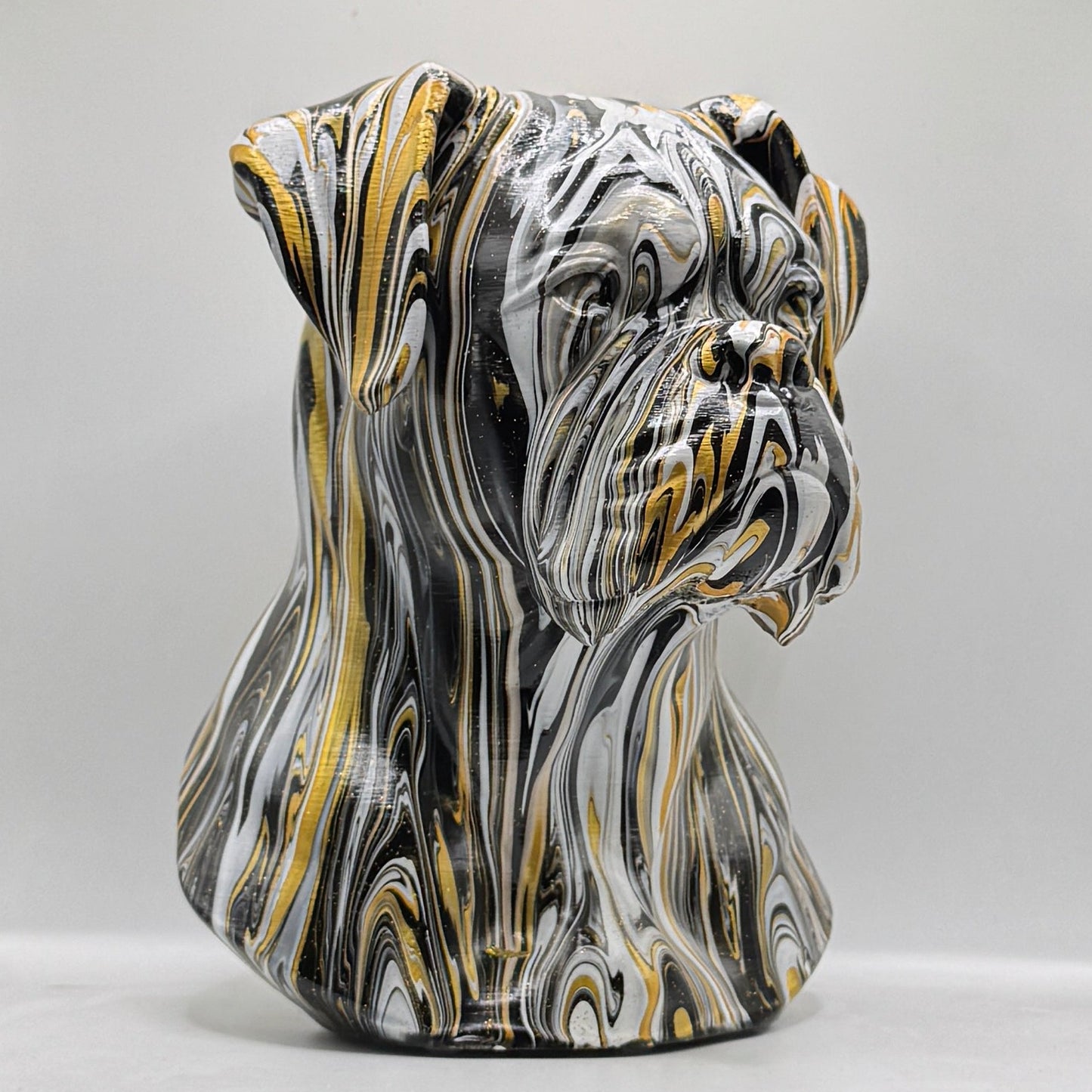 Boxer Head – Hand Painted