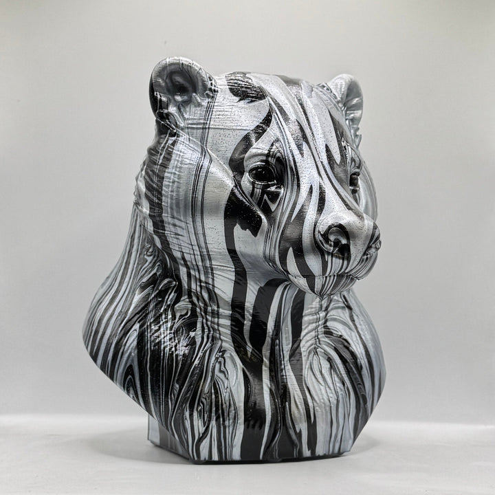 Badger Head – Hand Painted