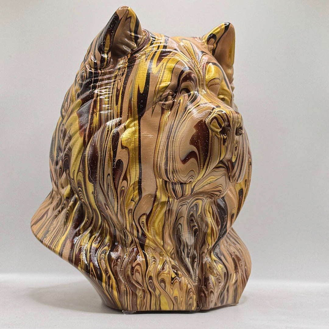 Chow Chow Head – Hand Painted