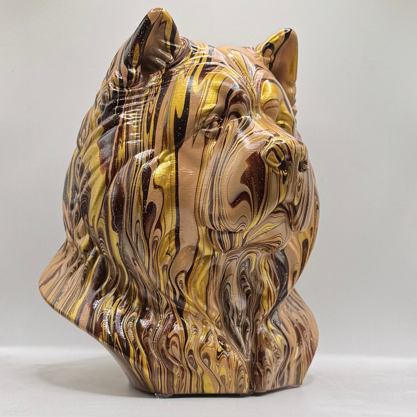Chow Chow Head – Hand Painted