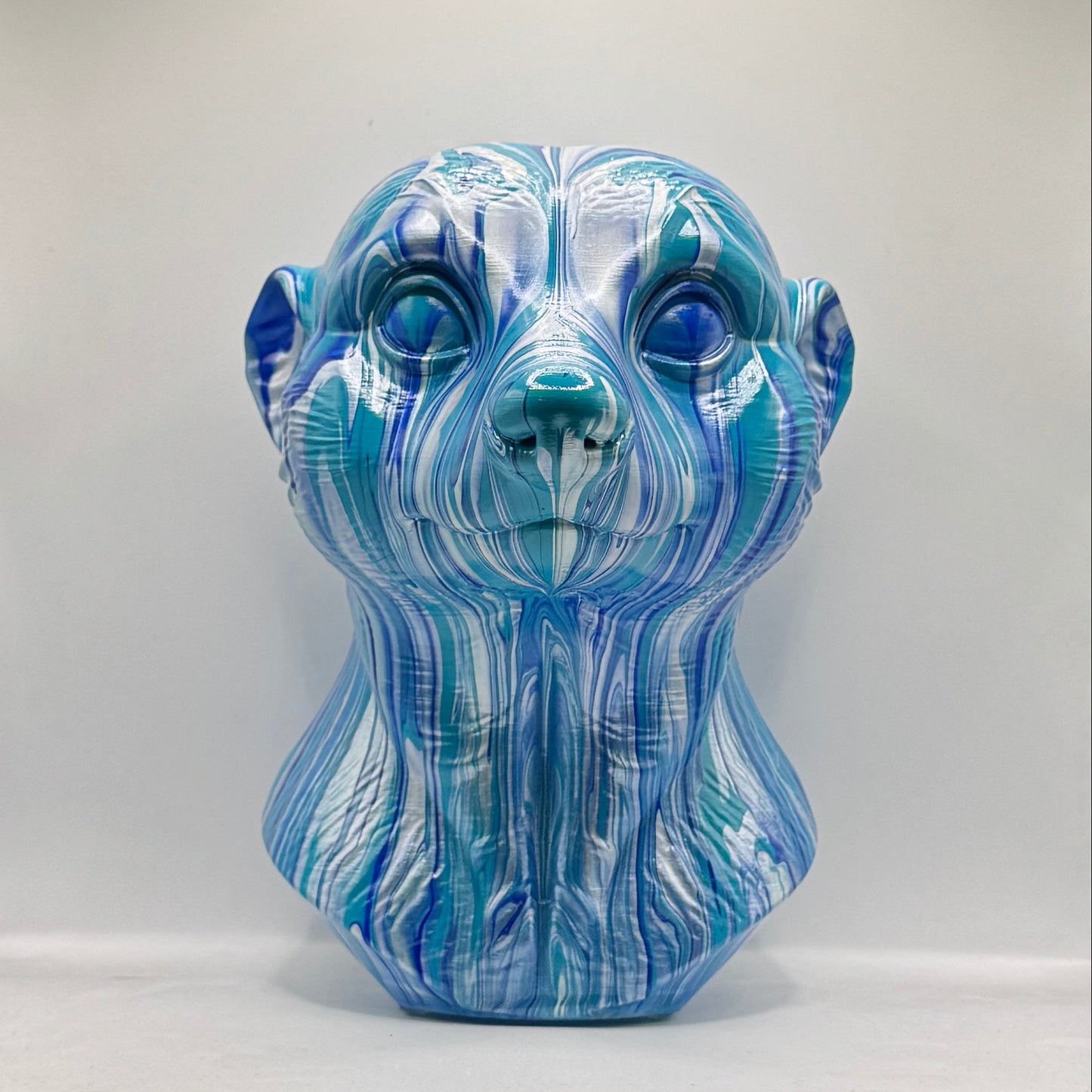 Meerkat Head – Hand Painted