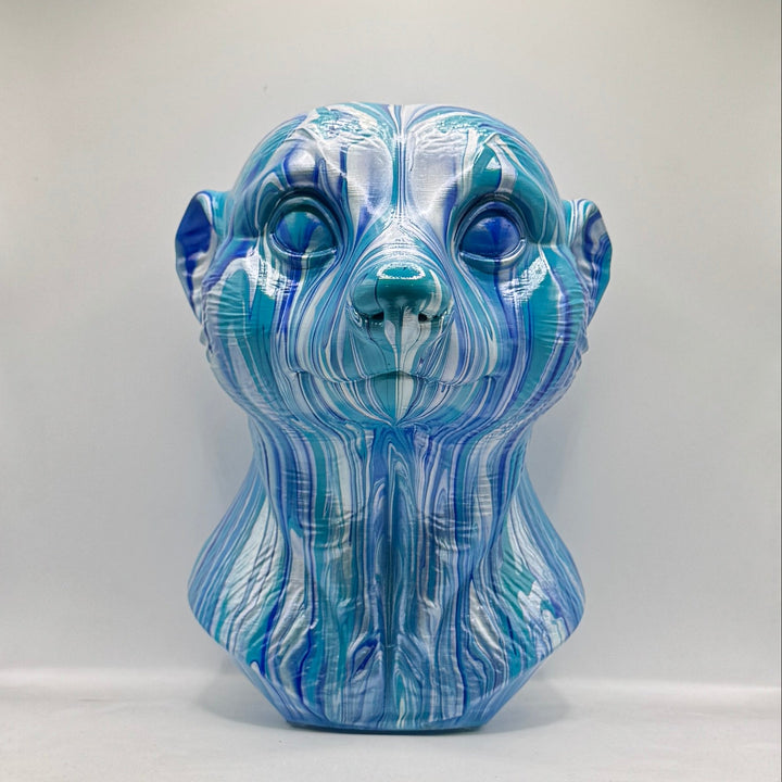 Meerkat Head – Hand Painted