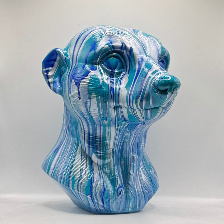Meerkat Head – Hand Painted