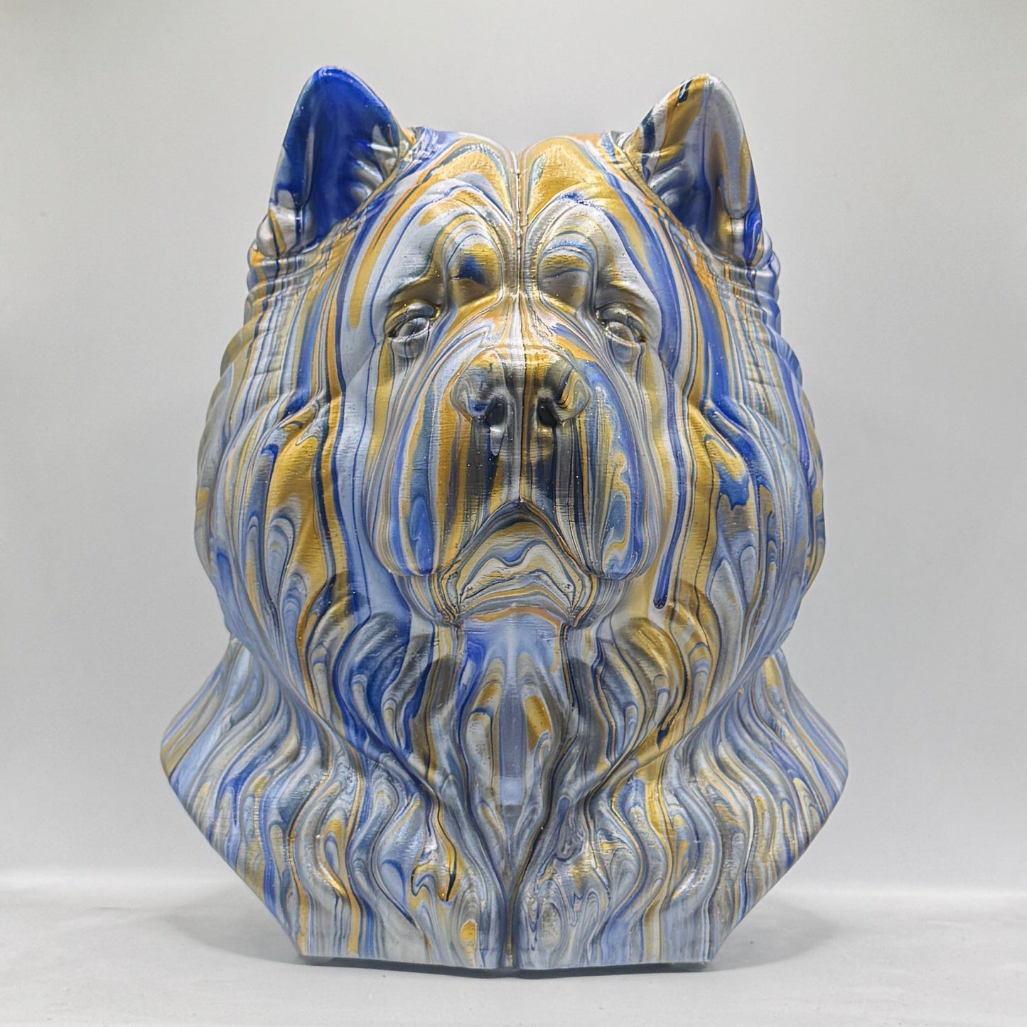 Chow Chow Head – Hand Painted