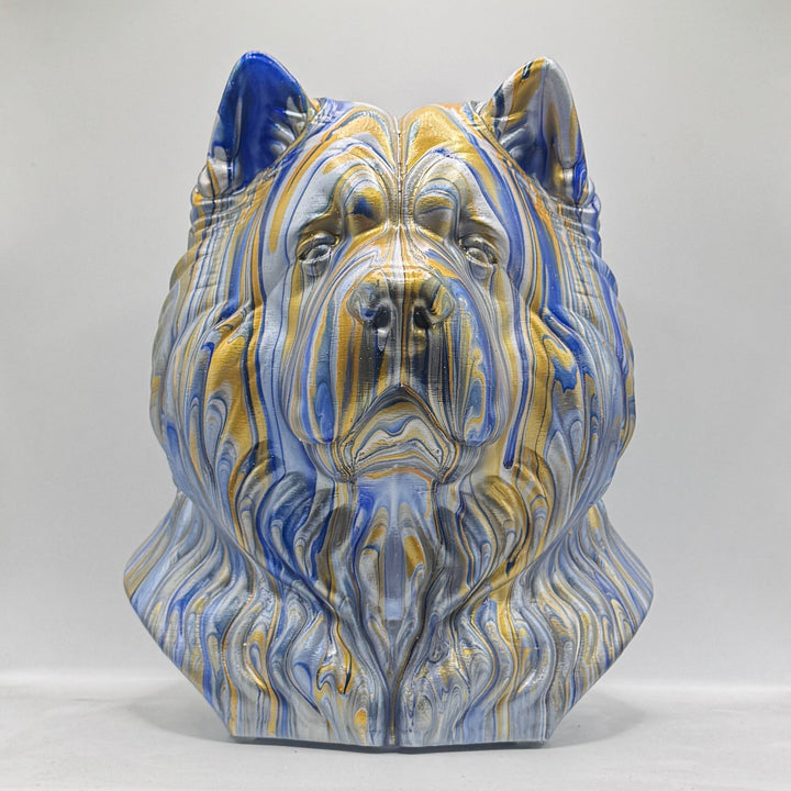 Chow Chow Head – Hand Painted
