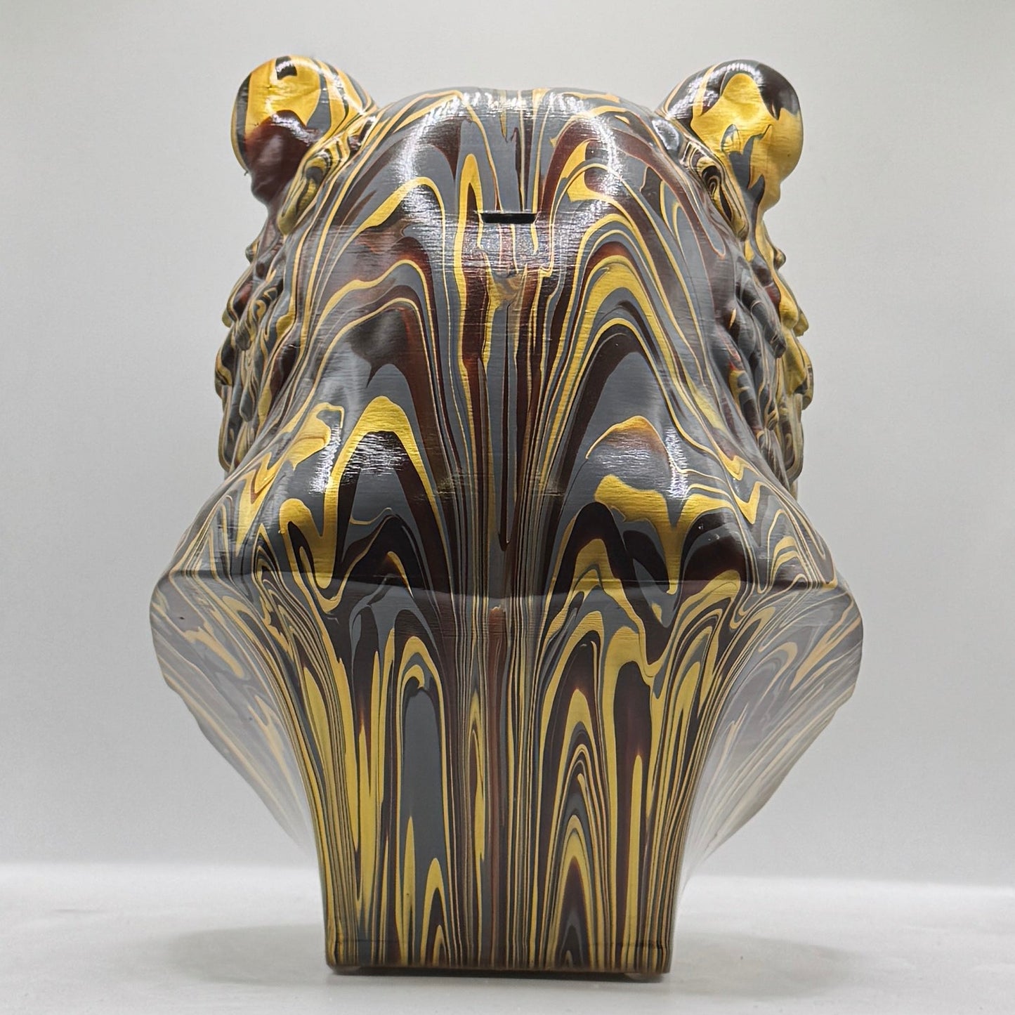 Grizzly Bear Head – Hand Painted