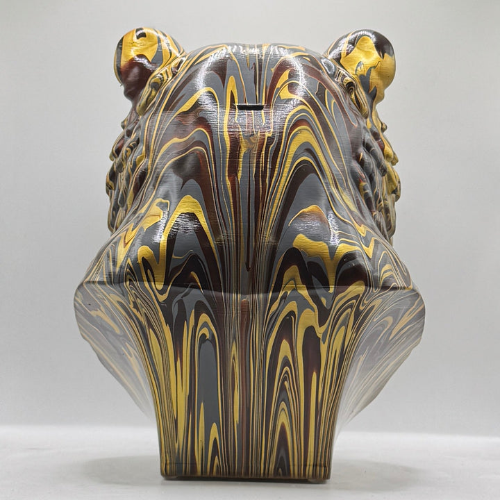Grizzly Bear Head – Hand Painted