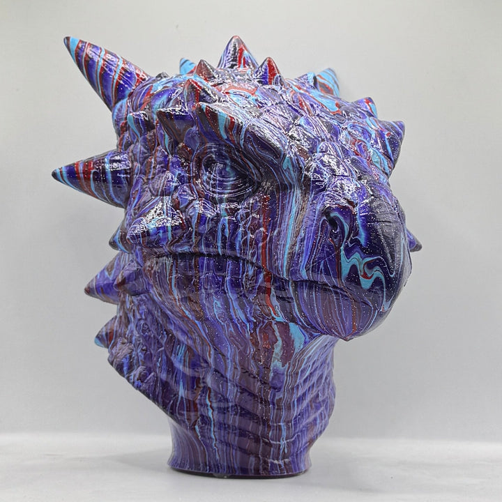 Ankylosaurus Head – Hand Painted
