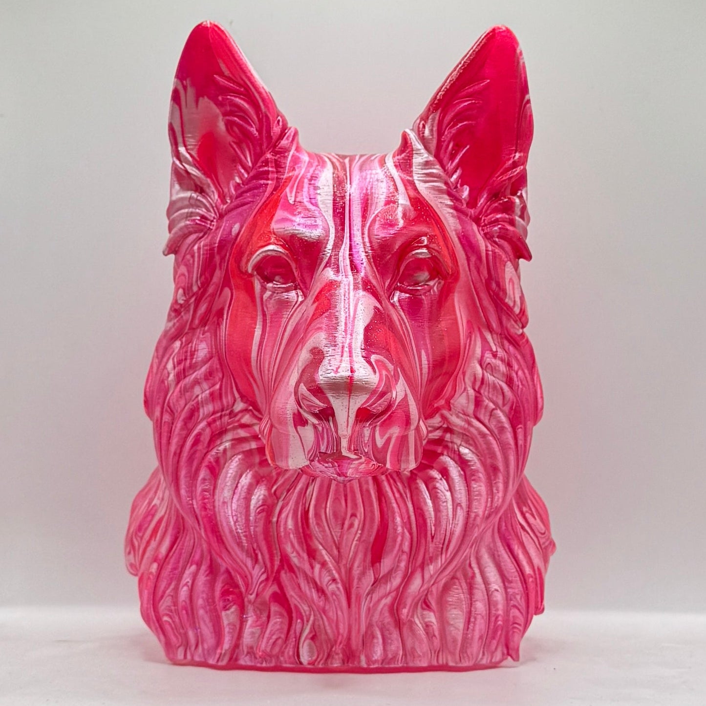 German Shepherd Head – Hand Painted