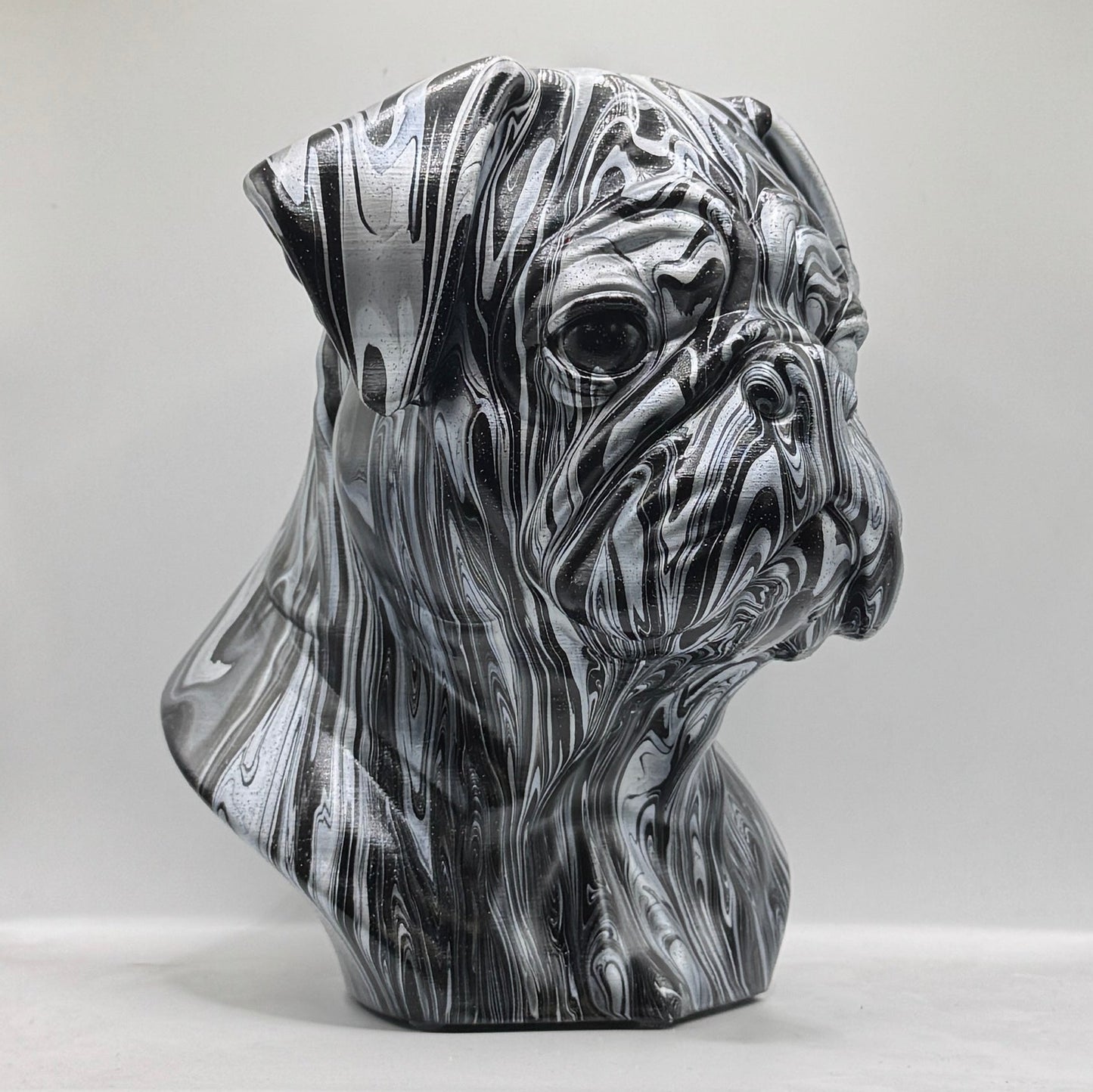 Pug Head – Hand Painted