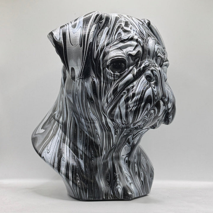 Pug Head – Hand Painted