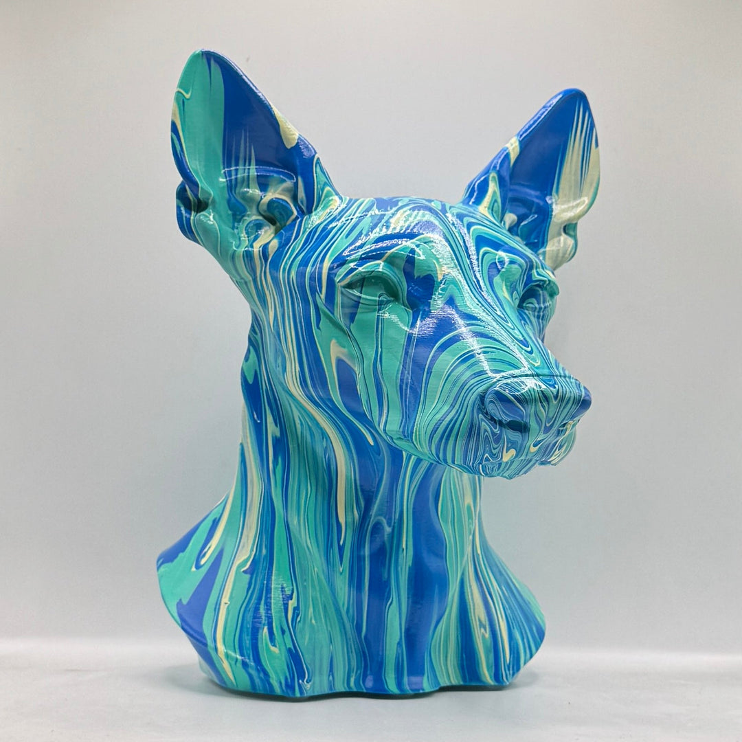Podenco Head – Hand Painted