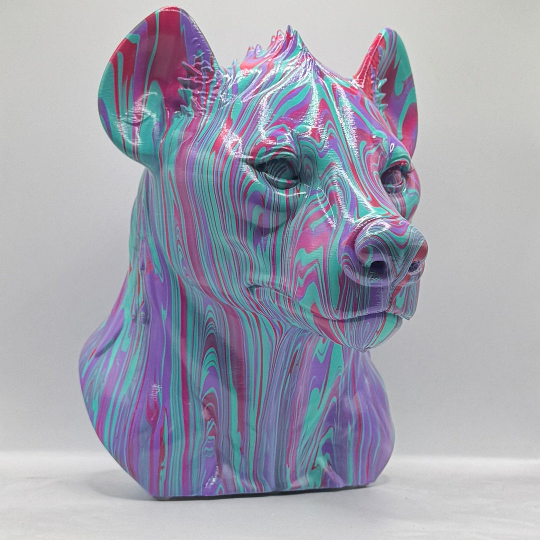 Hyena Head – Hand Painted
