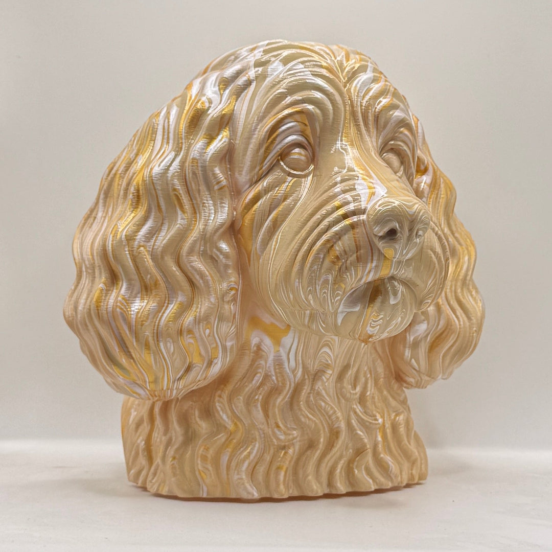 Cockapoo Head – Hand Painted