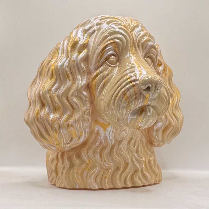 Cockapoo Head – Hand Painted