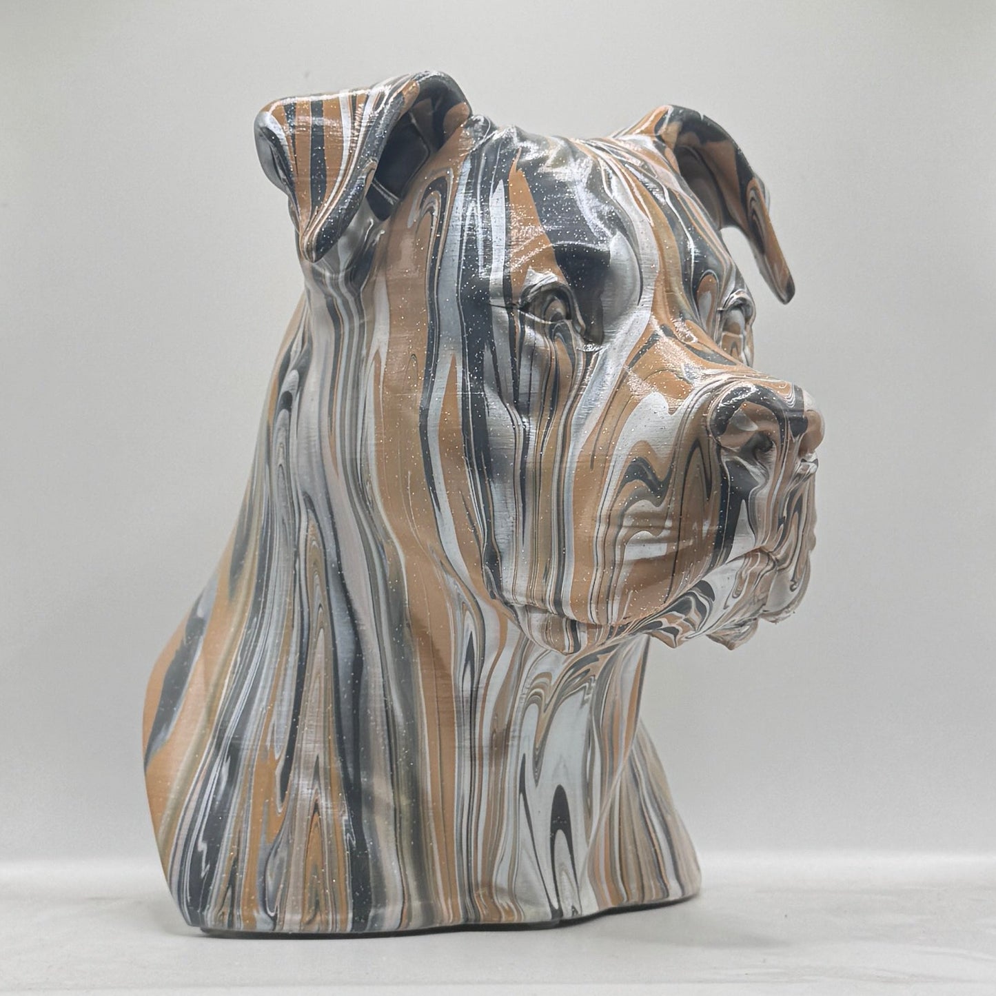 Pitbull (XL) Head – Hand Painted