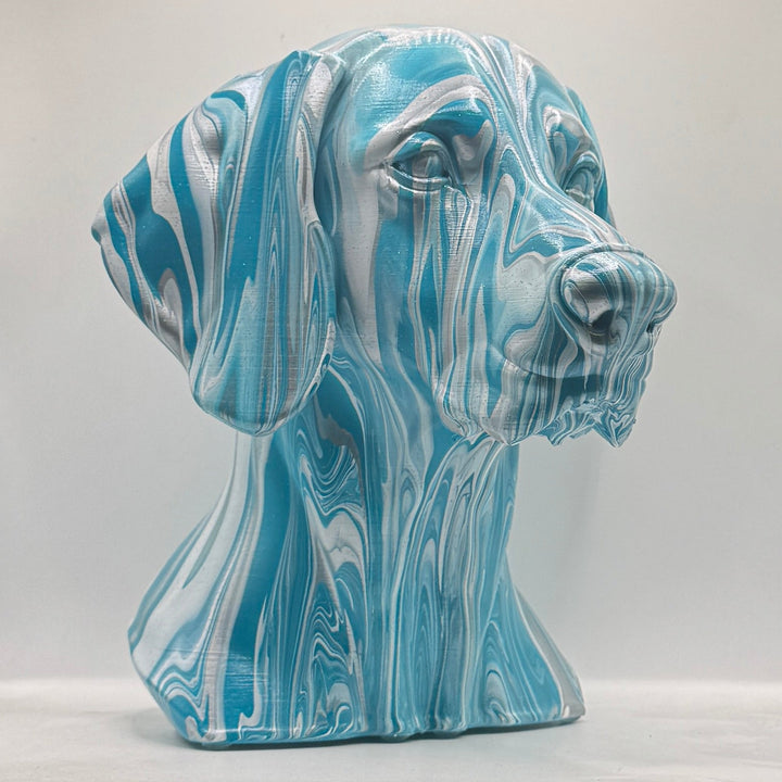 Weimaraner Head – Hand Painted