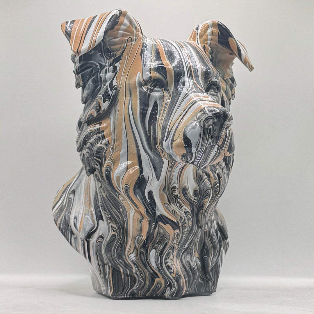 Border Collie Head – Hand Painted