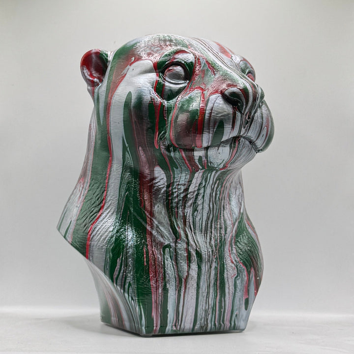 Otter Head – Hand Painted