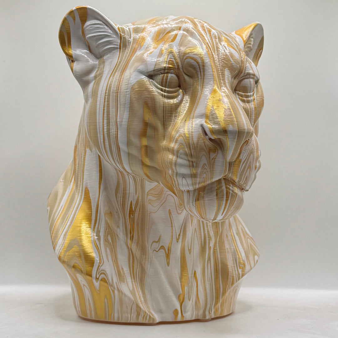 Panther Head – Hand Painted