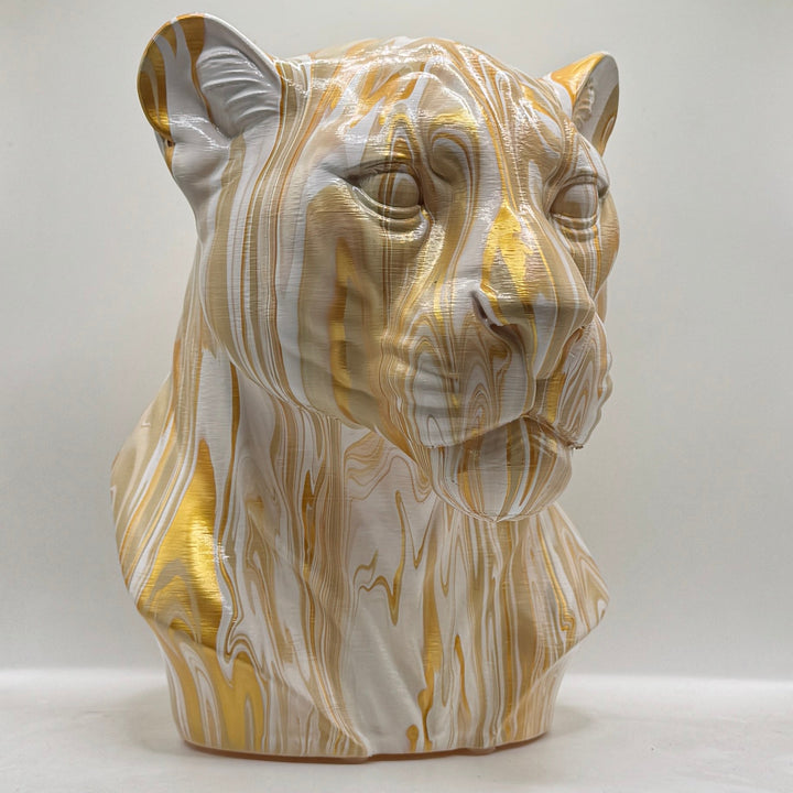 Panther Head – Hand Painted