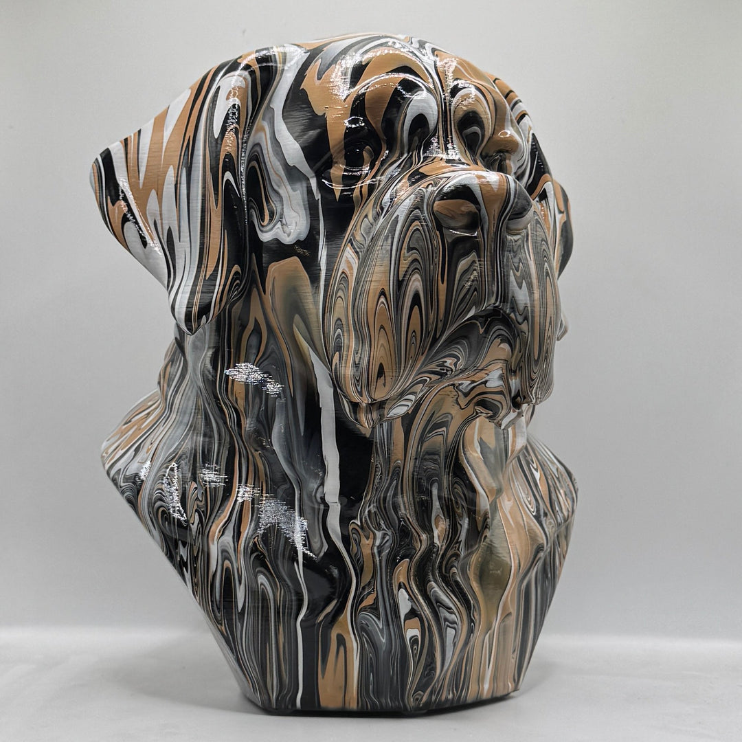 Saint Bernard Head – Hand Painted