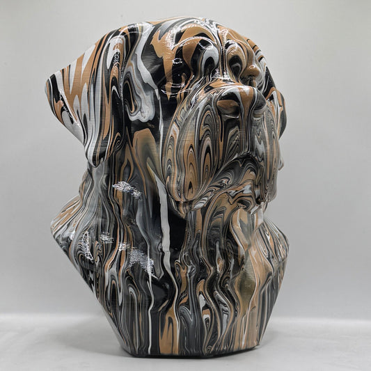 Saint Bernard Head – Hand Painted