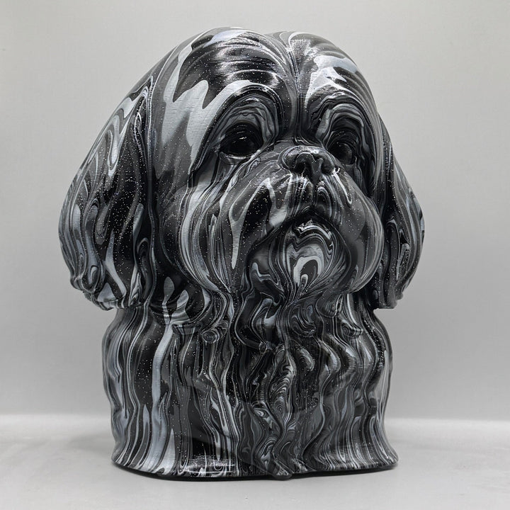 Shih Tzu Head – Hand Painted