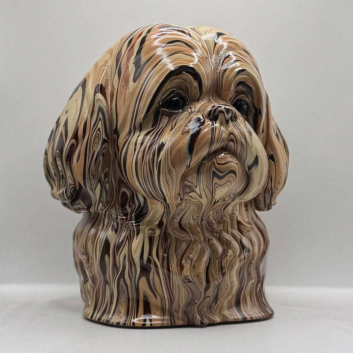 Shih Tzu Head – Hand Painted