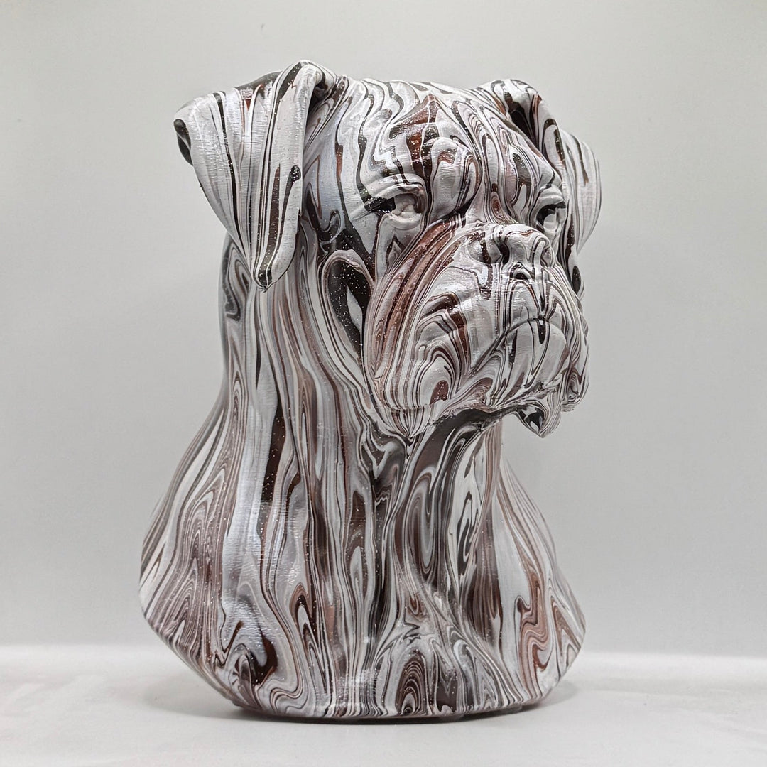 Boxer Head – Hand Painted