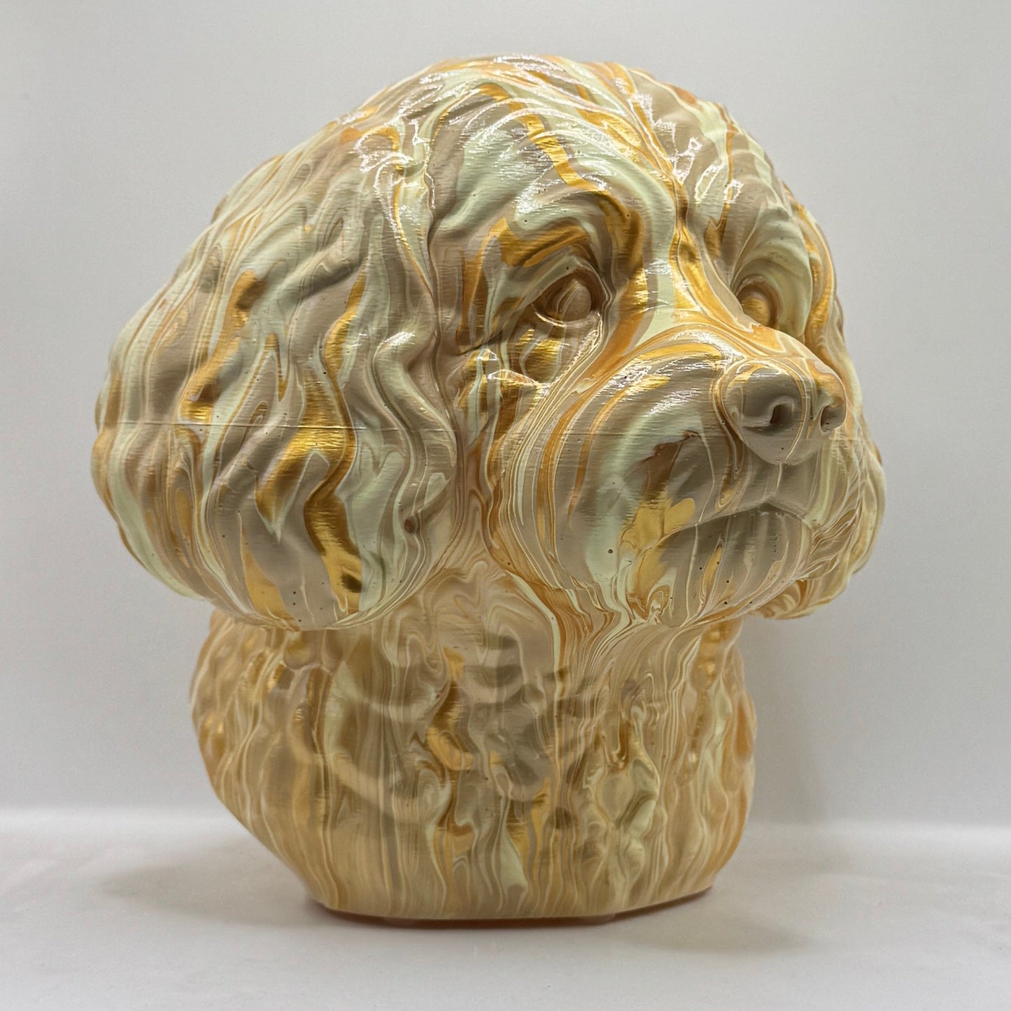Cavapoo Head – Hand Painted